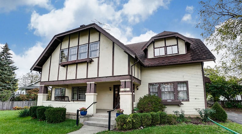Built in 1921, the 5-bedroom home boasts original hardwood floors and a large formal dining room. There is also a detached, 1-car garage and fenced backyard. CONTRIBUTED PHOTO