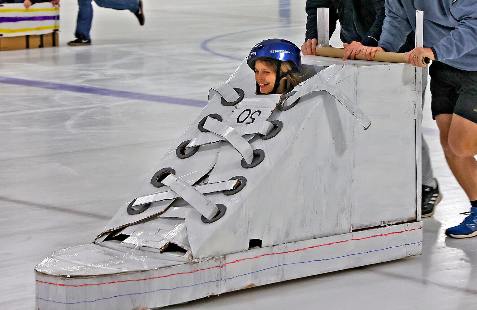 Cardboard Bobsled Races SNS
