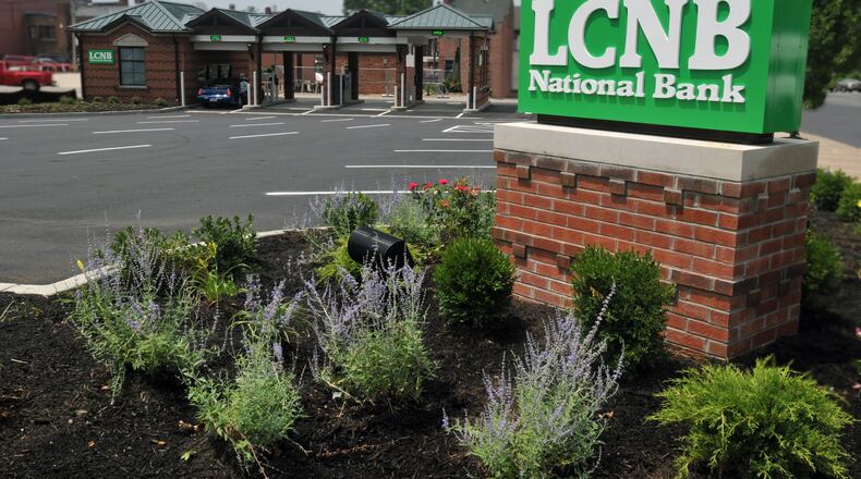 LCNB National Bank’s auto-bank at 35 N. Mechanic St. in downtown Lebanon.