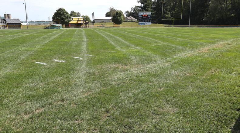 The Shawnee High School football field. BILL LACKEY/STAFF