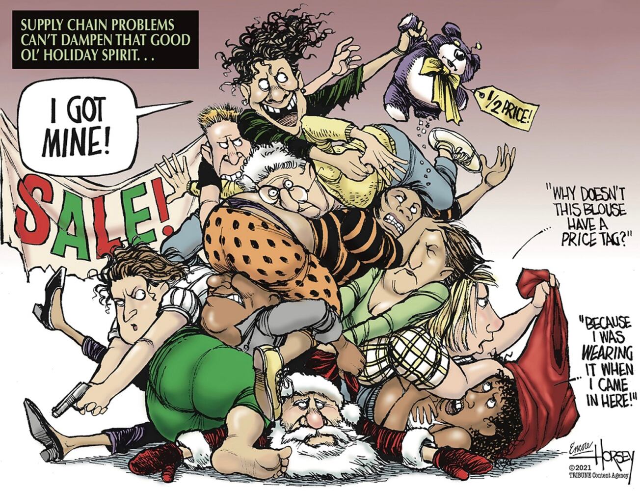 WEEK IN CARTOONS: COVID Christmas, deadly tornadoes, Joe Manchin and more