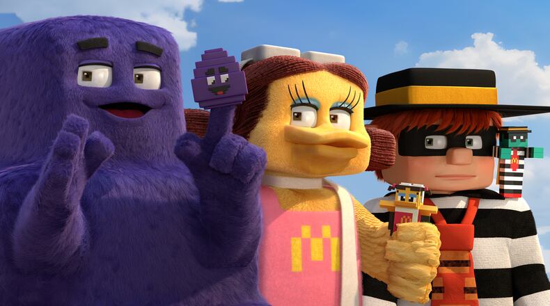 McDonald's fast food chain has announced a partnership with “A Minecraft Movie,” which debuts in theaters across the U.S. on April 4, 2025. MCDONALD'S/CONTRIBUTED