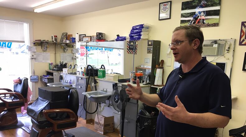 Waverly barber Bill Harbert