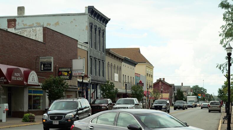 Main Street in New Carlisle. Bill Lackey/Staff