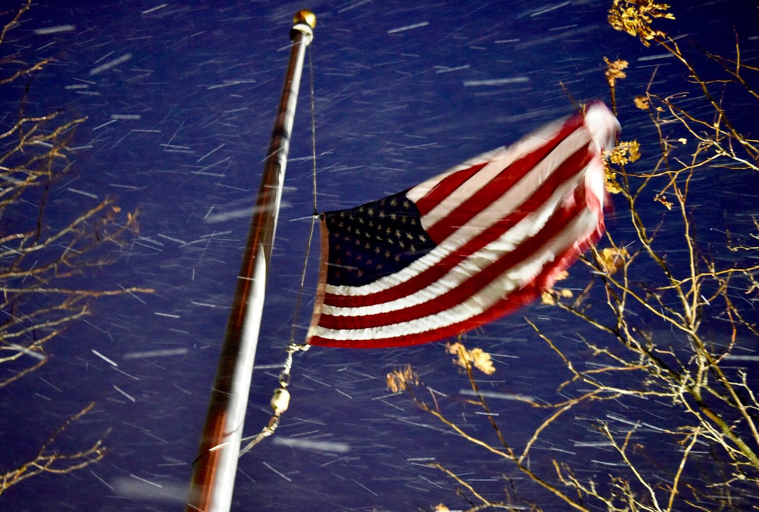 First snowfall of the season for Miami Valley