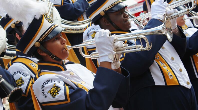 Springfield High School marching band members will perform at the Peach Bowl. Contributed photo