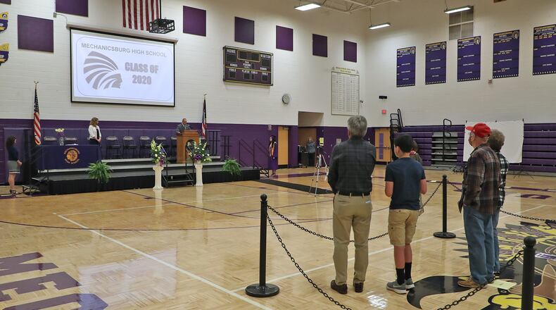 Mechanicsburg High School 2020 graduation. BILL LACKEY/STAFF