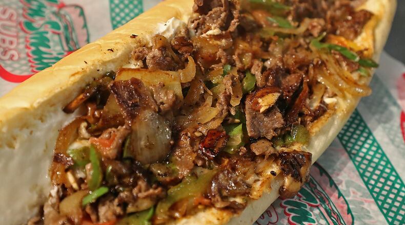 A Steak Bomb sub at Jon Smith Subs. BILL LACKEY/STAFF