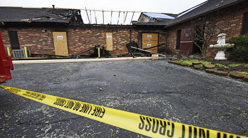 The fire at Tytus Avenue First Church of God has been ruled an arson. NICK GRAHAM/STAFF