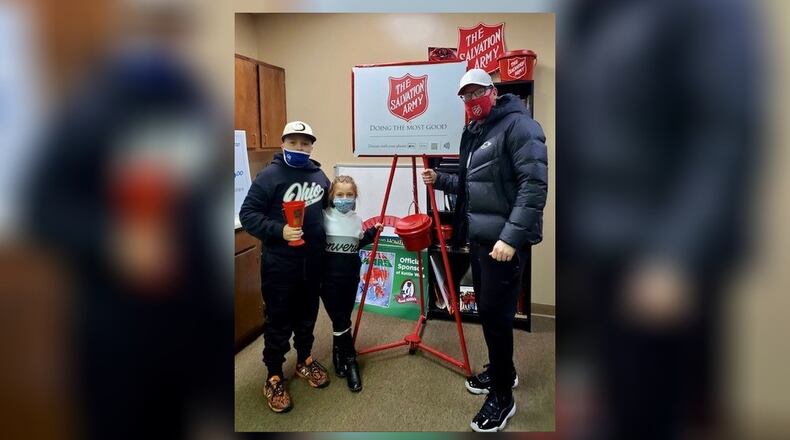 Kyler and Karlee Chapman raised $1,250 for the Springfield Salvation Army through the online Kettle Wars competition.
