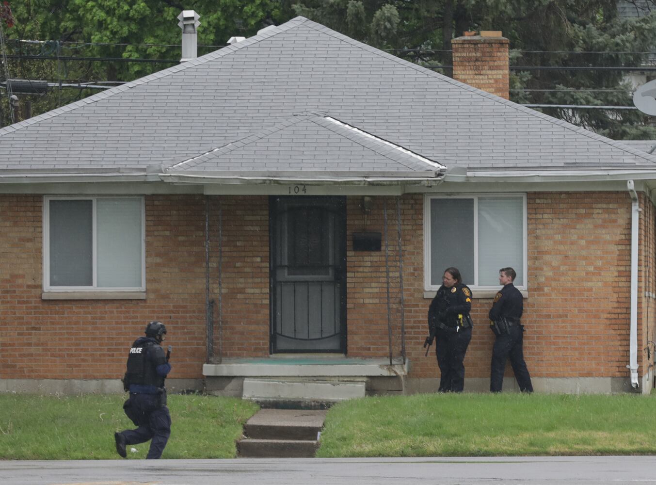 PHOTOS: Standoff on West Perrin Avenue