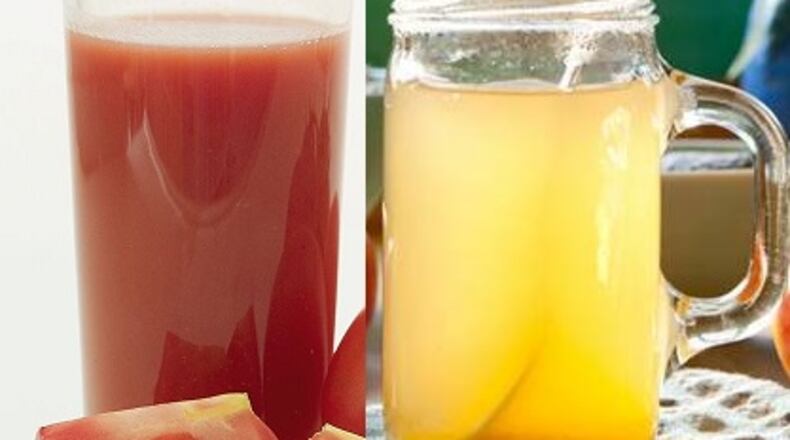 A food fight is brewing in the Ohio Legislature over whether to switch the official state beverage to apple cider, from the current tomato juice.