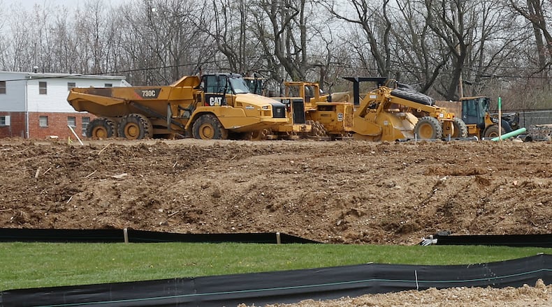 A developer has started work on Olympic Reserve Condominiums, which will consist of 44 units on Springfield’s north side at the site of the former Simon Kenton school.
Mid-Ohio Development, based in Groveport, will offer two- and three-bedroom plans that will range in size from 1,593 square feet to 1,978 square feet. BILL LACKEY/STAFF