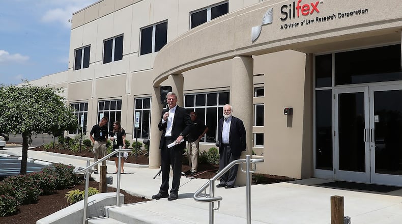 Silfex, a manufacturing facility that became operational in Springfield in 2018, has already brought on about 200 employees with more on the way. BILL LACKEY/STAFF