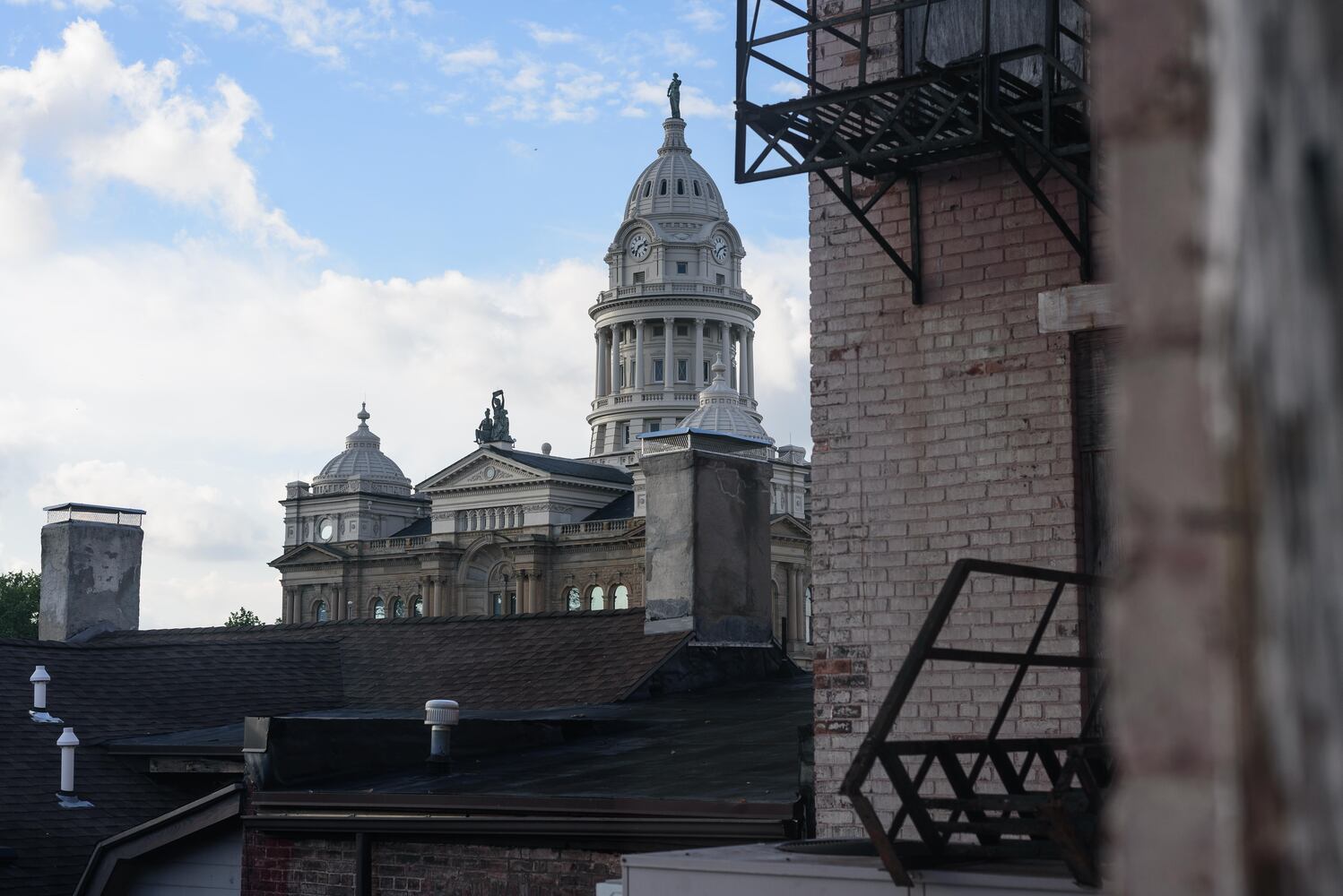 PHOTOS: Stabilization complete on Troy's IOOF Building/Old Miami County Courthouse