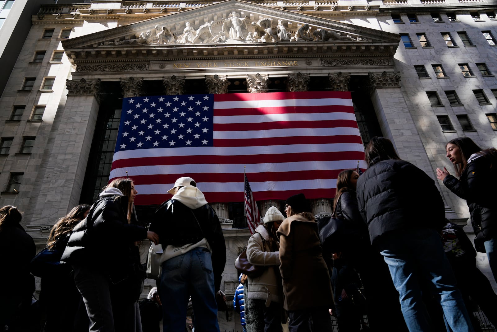 FILE - The New York Stock Exchange is seen in New York, Wednesday, Feb. 26, 2025. (AP Photo/Seth Wenig, File)