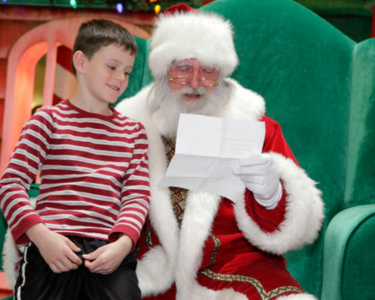 Santa Claus at Upper Valley Mall