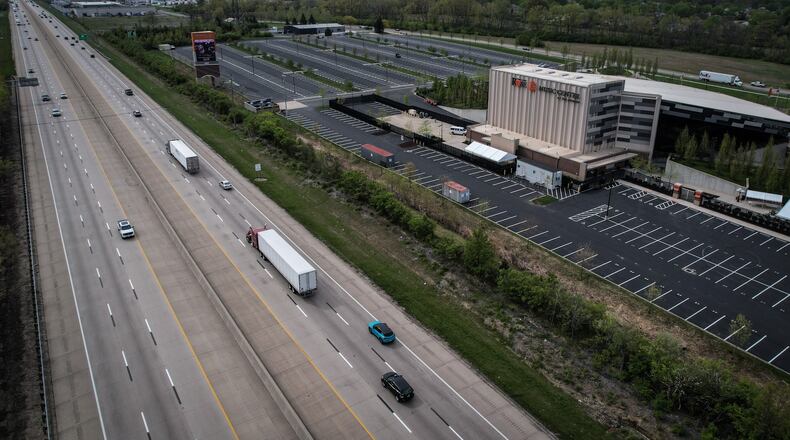 In the past three years, at least six major projects have been proposed for the section of Executive Boulevard near the Rose Music Center that spans from the intersection of Brandt Pike west toward the industrial-commercial district just northeast of I-70.JIM NOELKER/STAFF