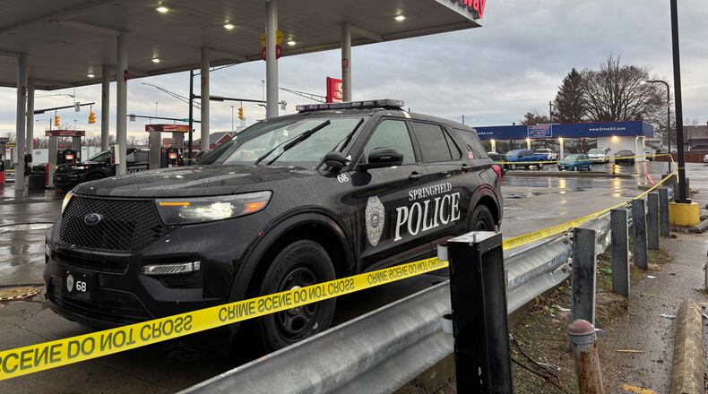 One man was injured in a shooting at Speedway at1840 S. Limestone St. Friday, Dec. 27, 2024. JESSICA OROZCO/STAFF