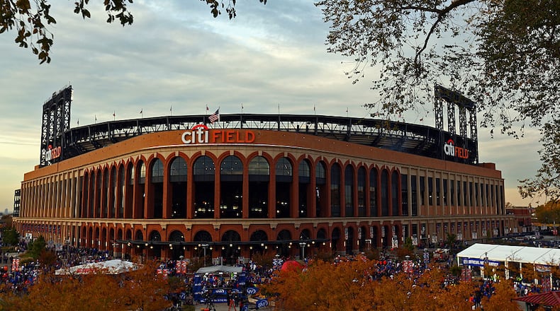 NEW YORK, NY - OCTOBER 31: General view as Citi Field is seen prior to Game Four of the 2015 World Series between the New York Mets and the Kansas City Royals on October 31, 2015 in the Flushing neighborhood of the Queens borough of New York City. (Photo by Michael Heiman/Getty Images)