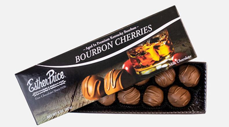 Esther Price bourbon cherries.