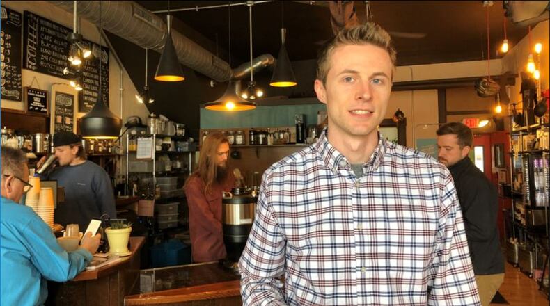 Kettering resident and 2017 Cedarville graduate Noah Bragg created an app for on-demand coffee to skip the line called Mojo, along with his college roommate Drew Bidlen. The two are working to expand the app now.