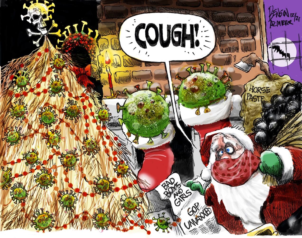 WEEK IN CARTOONS: COVID Christmas, deadly tornadoes, Joe Manchin and more