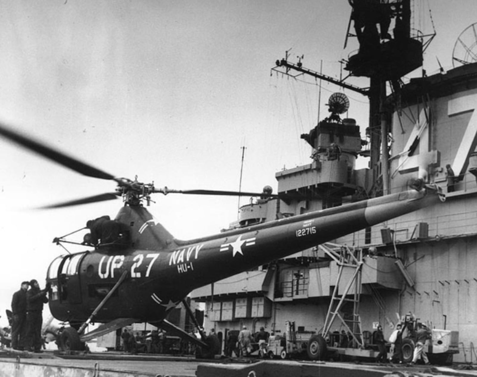 Navy photo of the kind of helicopter used on the rescue mission for which George M. Neal was awarded the Navy Cross. CONTRIBUTED