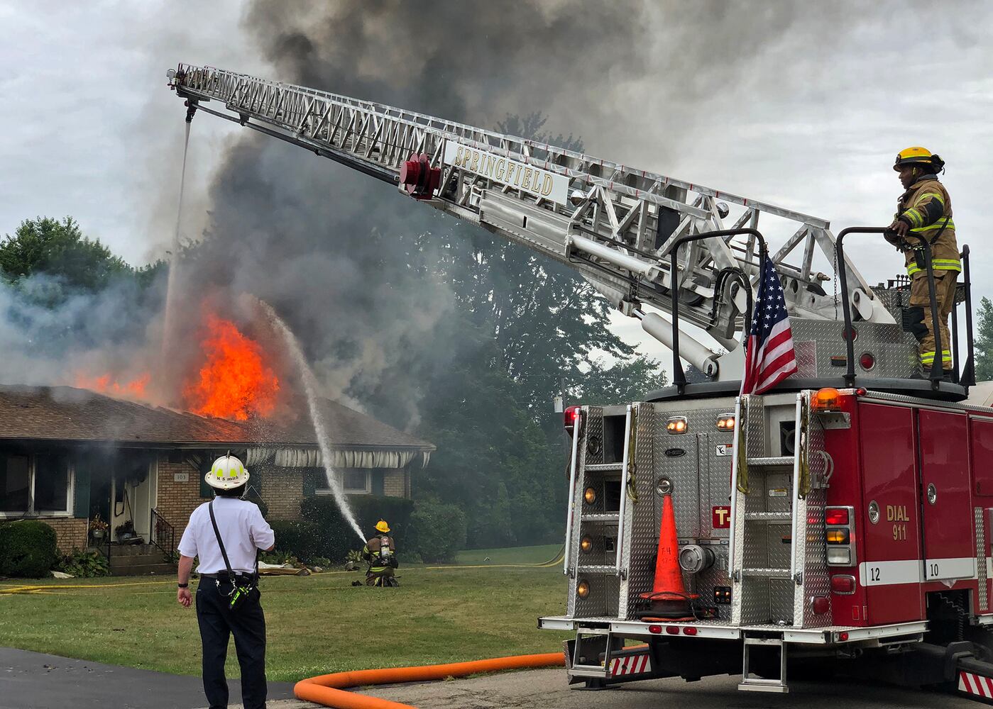 PHOTOS: House Fire on Thomaston Trail