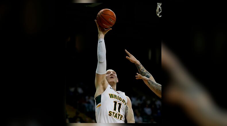 Wright State University center Loudon Love scored 24 points and grabbed nine rebounds in Friday’s win over UIC. E.L. Hubbard/FILE PHOTO