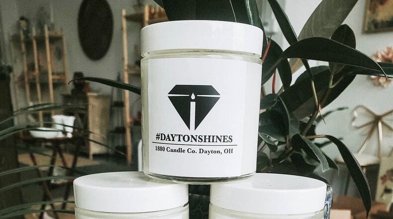 Remembrance Candles being sold for the moment of silence in memory of Oregon District victims. Funds will benefit the Oregon District Business Association.