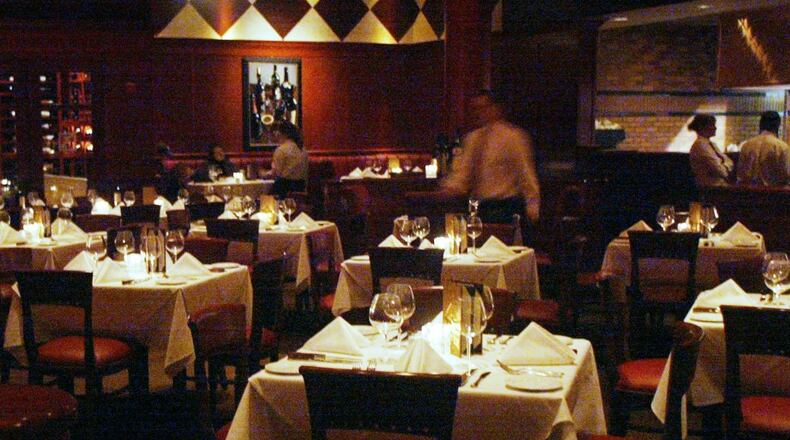 A 2008 file photo inside Fleming's Prime Steakhouse & Wine Bar at The Greene Town Center in Beavercreek.