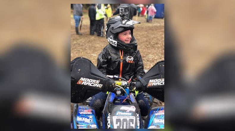 Jase Strouse, a first grader at Park Layne Elementary School, won the 2019 AMA Micro ATV Jr. National Championship.