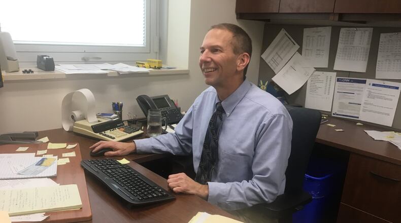 Northwestern Treasurer David Bollheimer is set to retire at the end of the month after serving the district for 27 years. PARKER PERRY/STAFF