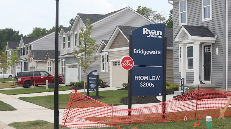 The Bridgewater subdivision in Springfield. The developer DDC Management LLC said the fourth and final phase of the project to bring 226 new homes to the area will start and end in 2022. BILL LACKEY/STAFF