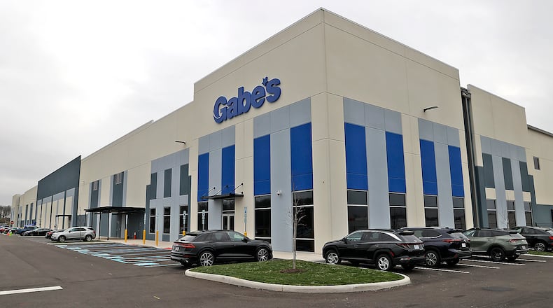 Gabe's invited the public into their new distribution center in Clark County Tuesday, April 4, 2023 for a ribbon cuttng ceremony to celebrate the opening of the over 800 thousand square foot facility. BILL LACKEY/STAFF
