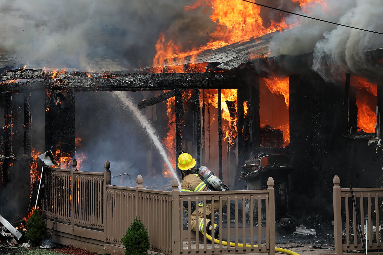PHOTOS: House Fire on Thomaston Trail