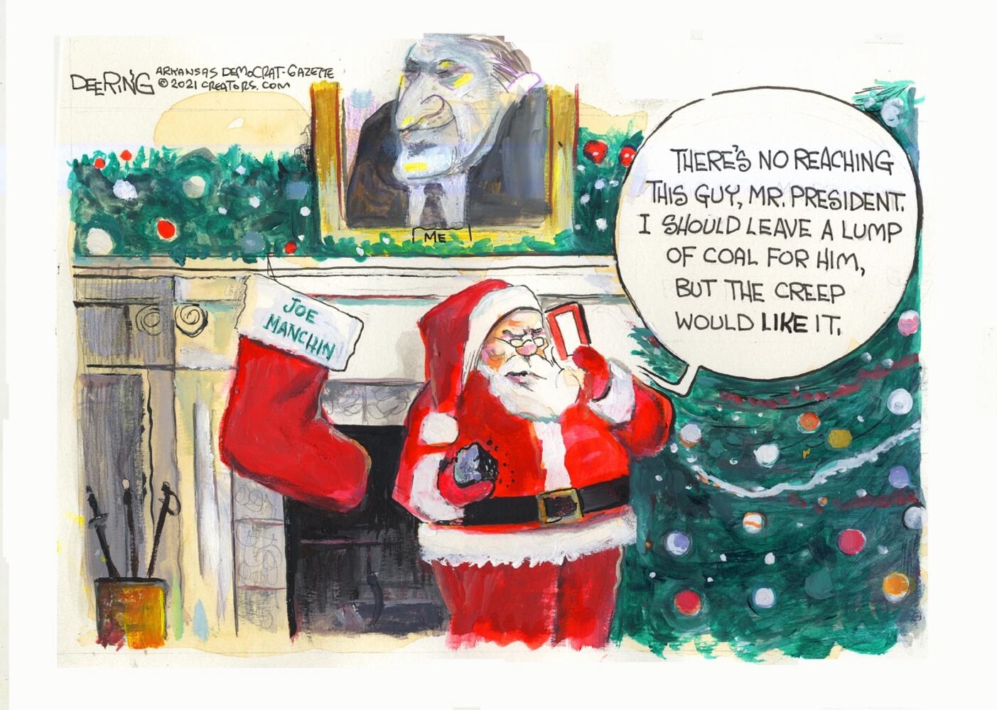WEEK IN CARTOONS: Omicron Christmas, Joe Manchin and more