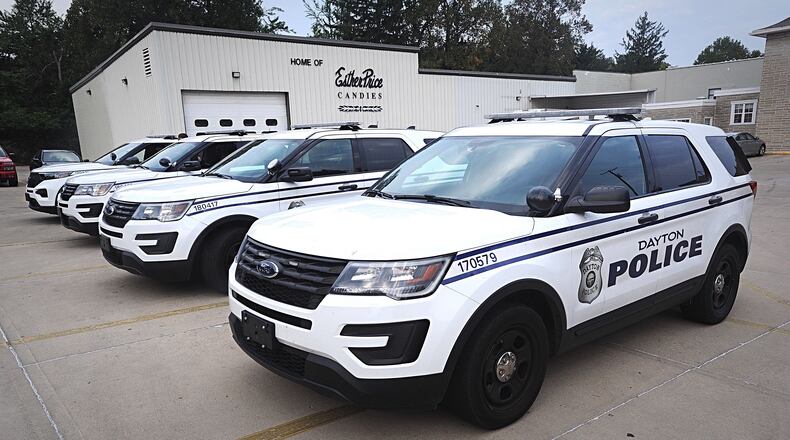 Police shot a man on Wayne Avenue near Esther Price Candies in Dayton on Thursday, Sept. 24, 2020. STAFF PHOTO / MARSHALL GORBY
