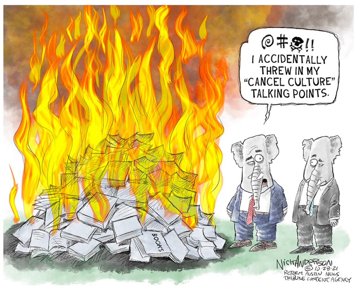 WEEK IN CARTOONS: Facebook name change, Biden’s spending plan and more