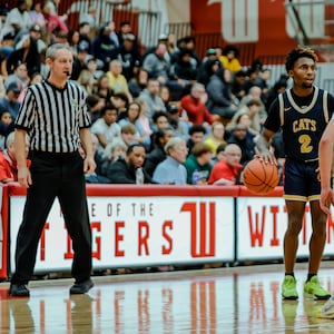 The Kenton Ridge High School boys basketball team beat Springfield 72-53 on Monday, Dec. 30 at the Clark County Basketball Showcase at Wittenberg University's Pam Evans Smith Arena. MICHAEL COOPER / STAFF