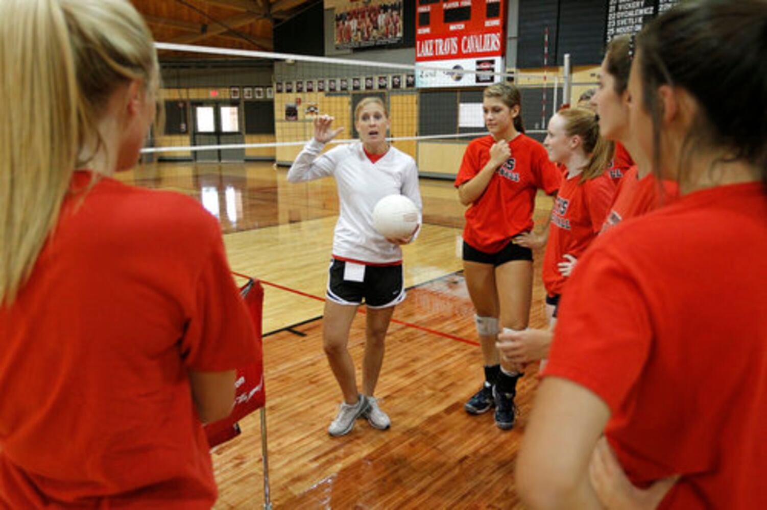 Lake Travis High School Volleyball practice