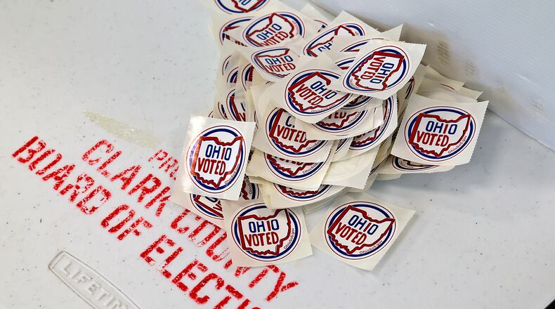 The Clark County Board of Elections Thursday, Oct. 17, 2024. BILL LACKEY/STAFF