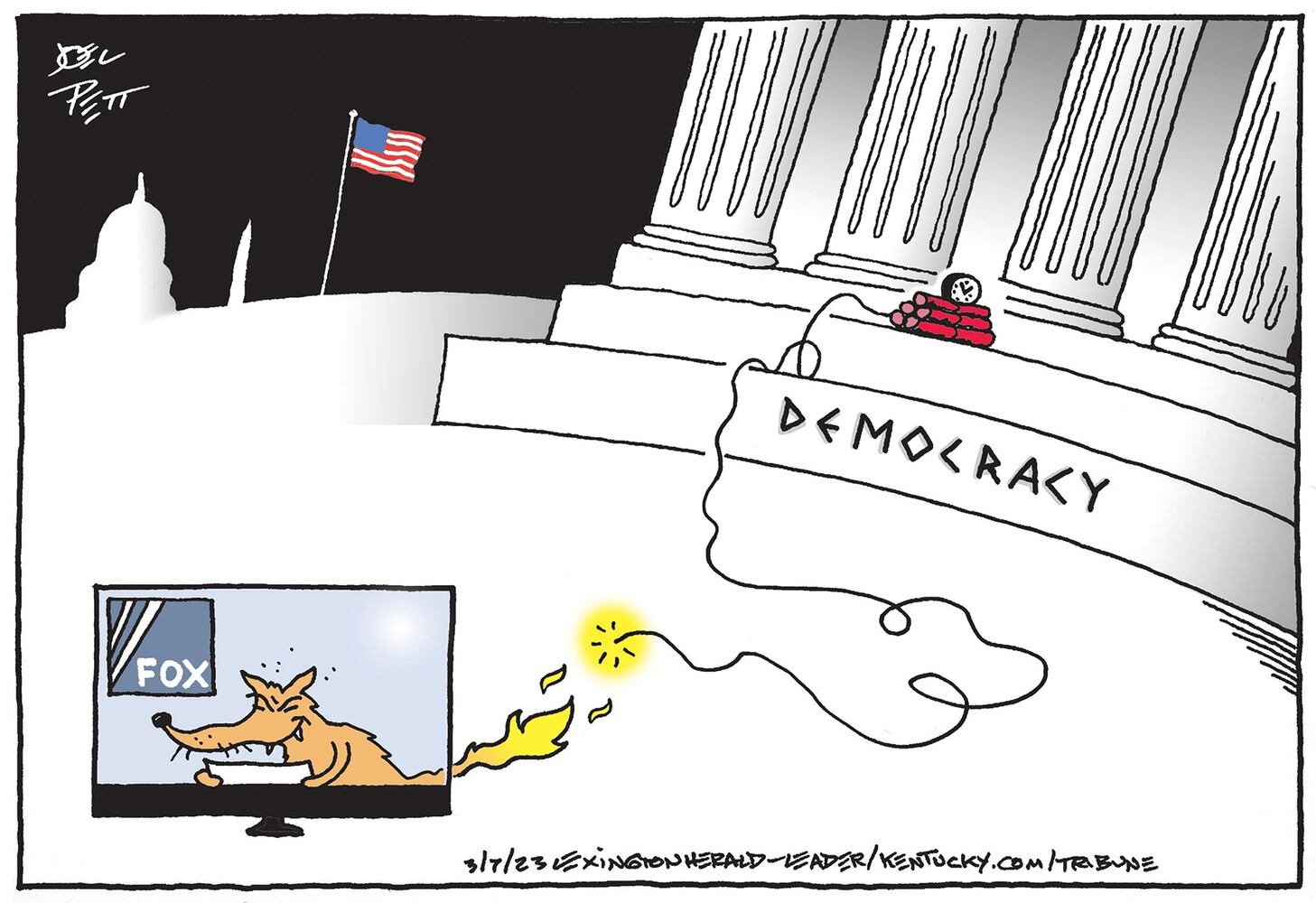 WEEK IN CARTOONS: Tucker Carlson, Biden’s budget, COVID origins and more