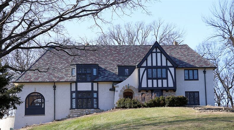 Located on the highest point in Oakwood, this stately Tudor was once the home of the Chryst family. Contributed photos