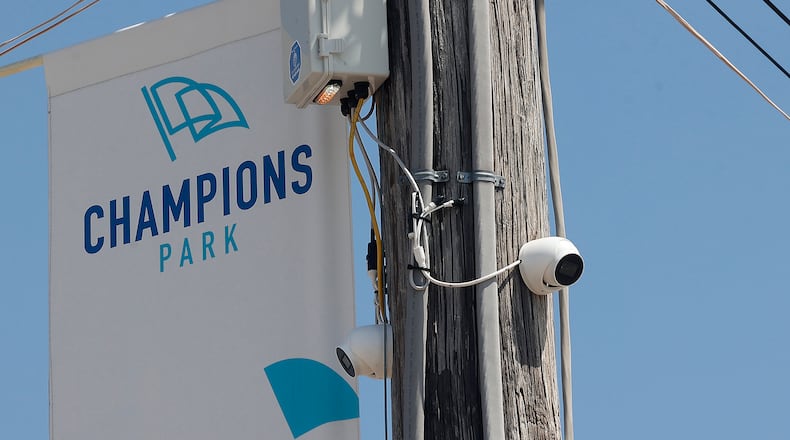 Extra cameras have been added at the Clark County Fairgrounds to make sure everyone is safe during this year's fair. BILL LACKEY/STAFF