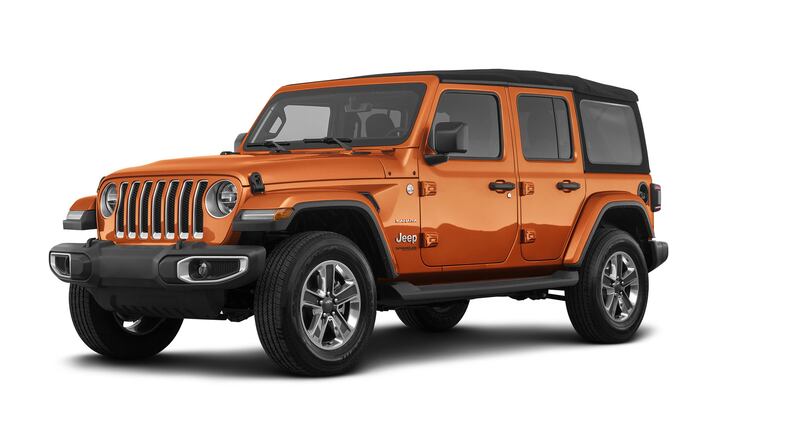 The 2020 Jeep Wrangler’s powertrain options include a 3.6-liter V-6 with engine stop-start (ESS); 3.6-liter V-6 with mild-hybrid e-torque technology; a 2.0-liter turbocharged inline four-cylinder engine with ESS; and a 2.0-liter turbocharged inline four-cylinder engine with mild-hybrid e-torque technology. Metro News Service photo