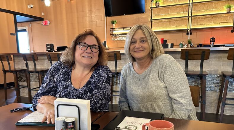 Teresa Demana (left) and Tammy Mundy hope to open Mundy's Bar and Grill by mid-December. JESSICA OROZCO/STAFF