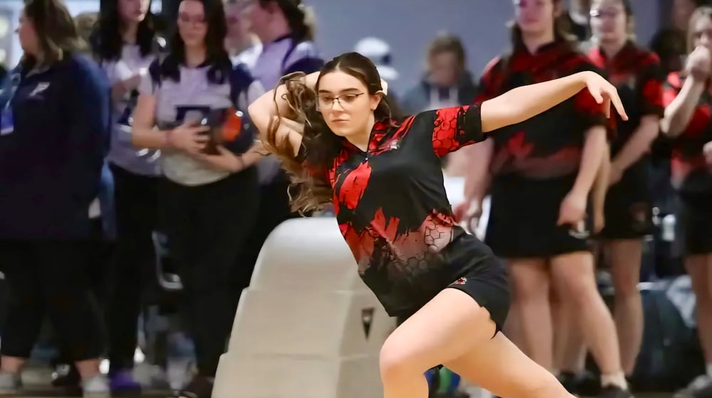 Bellefontaine senior Gracie Hood won the girls Division I individual state title at HP Lanes. CONTRIBUTED