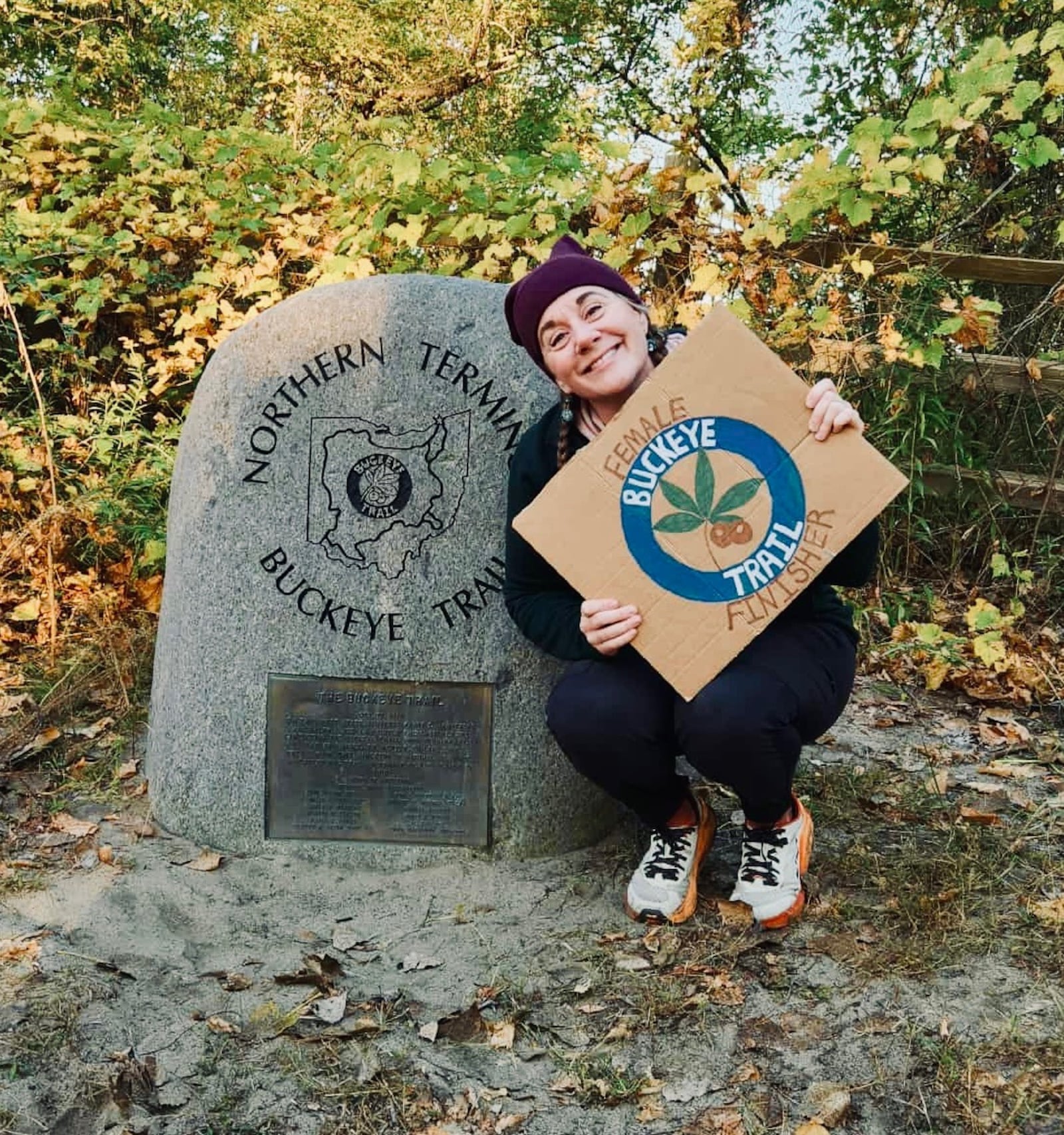 Five years and 1,444 miles later, Sarah Howard is one of the 200-plus hikers who have completed a section hike of the Buckeye Trail. CONTRIBUTED